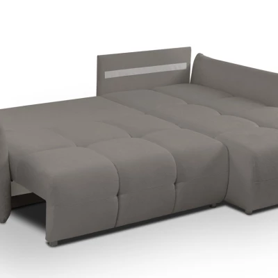 Eckschlafsofa CANMORE - Dunkelgrau