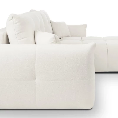 Eckschlafsofa CANMORE – Creme