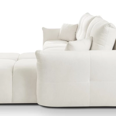Eckschlafsofa CANMORE – Creme