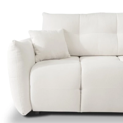 Eckschlafsofa CANMORE – Creme