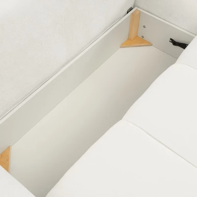 Eckschlafsofa CANMORE – Creme