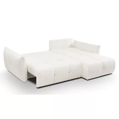 Eckschlafsofa CANMORE – Creme