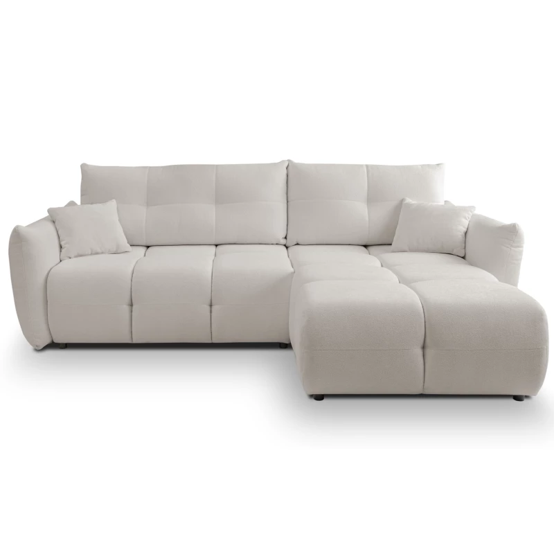 Eckschlafsofa CANMORE - Hellgrau