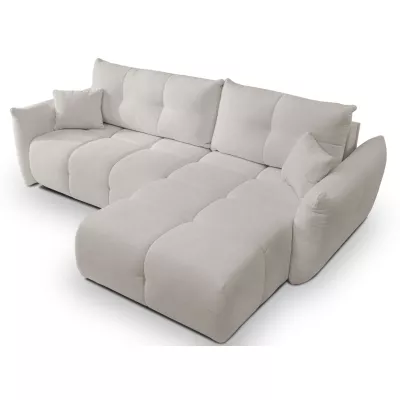 Eckschlafsofa CANMORE - Hellgrau