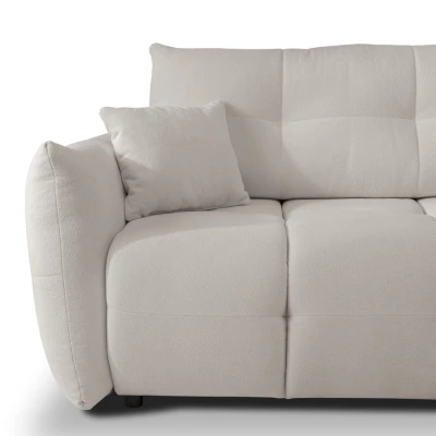 Eckschlafsofa CANMORE - Hellgrau