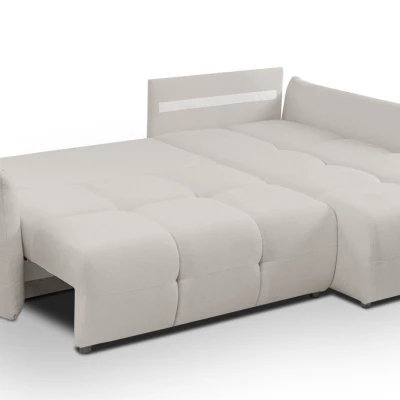 Eckschlafsofa CANMORE - Hellgrau