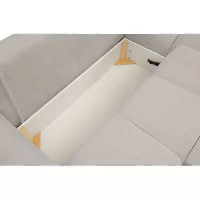 Eckschlafsofa CANMORE - Hellgrau