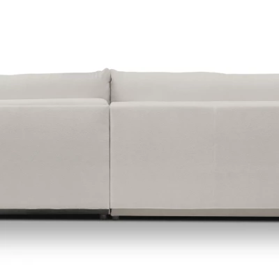 Eckschlafsofa CANMORE - Hellgrau