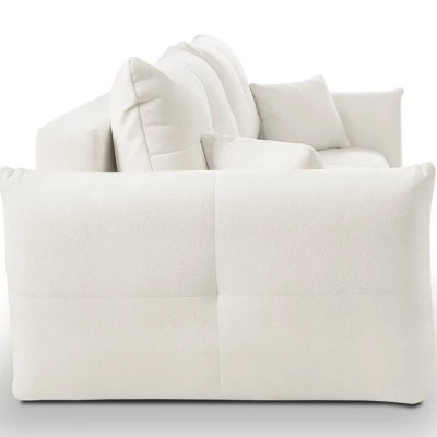 Zweisitzer-Sofa mit Stauraum CANMORE – cremefarben