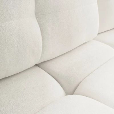 Zweisitzer-Sofa mit Stauraum CANMORE – cremefarben