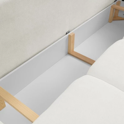Zweisitzer-Sofa mit Stauraum CANMORE – cremefarben