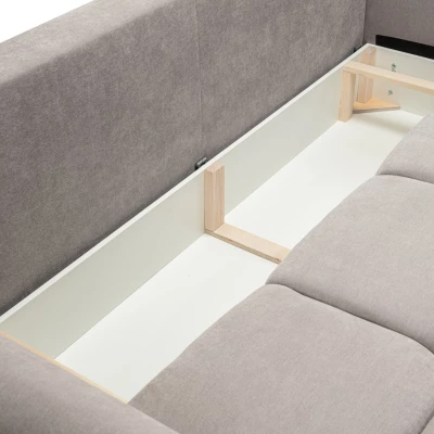 Zweisitzer-Sofa mit Stauraum CANMORE - Cappuccino