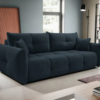Zweisitzer-Sofa mit Stauraum CANMORE - dunkelblau