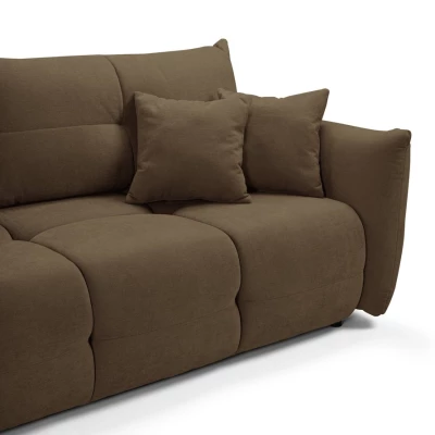 Zweisitzer-Sofa mit Stauraum CANMORE – Schokolade