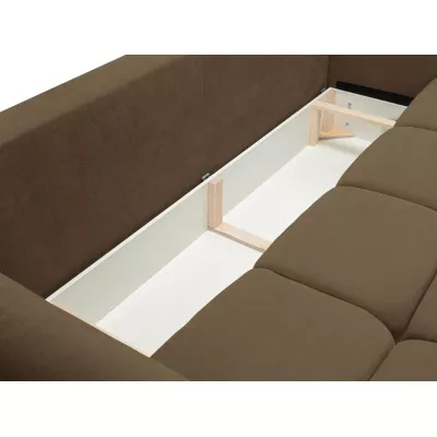 Zweisitzer-Sofa mit Stauraum CANMORE – Schokolade