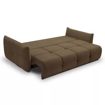 Zweisitzer-Sofa mit Stauraum CANMORE – Schokolade