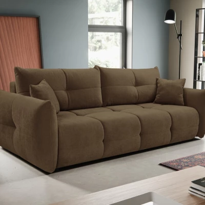 Zweisitzer-Sofa mit Stauraum CANMORE – Schokolade