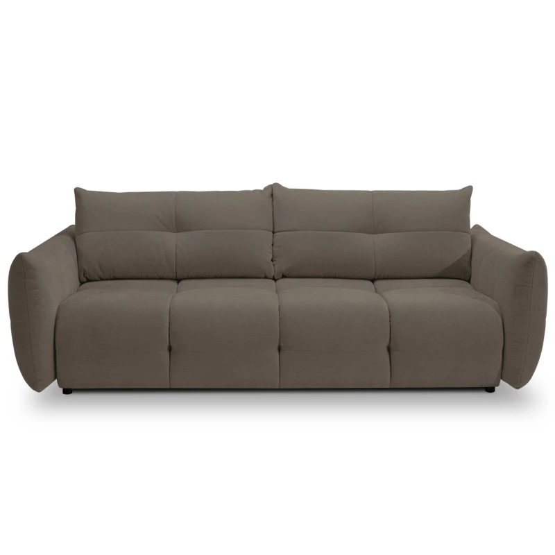 Zweisitzer-Sofa mit Stauraum CANMORE - graubraun