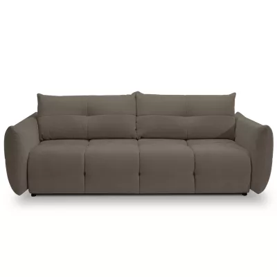 Zweisitzer-Sofa mit Stauraum CANMORE - graubraun