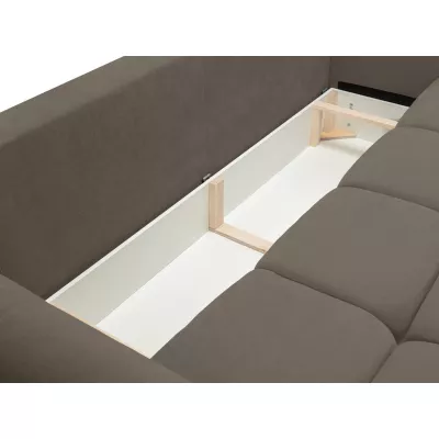 Zweisitzer-Sofa mit Stauraum CANMORE - graubraun