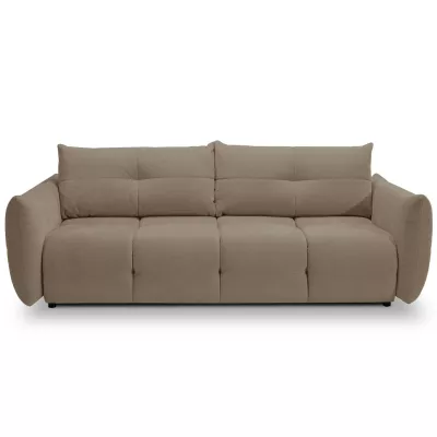 Zweisitzer-Sofa mit Stauraum CANMORE - grau-beige
