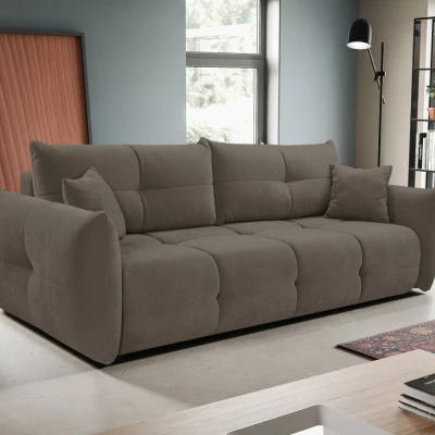 Zweisitzer-Sofa mit Stauraum CANMORE - graubraun