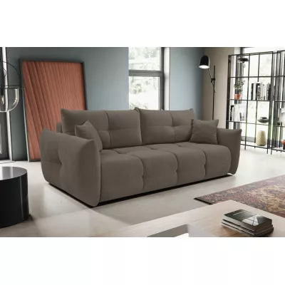 Zweisitzer-Sofa mit Stauraum CANMORE - graubraun
