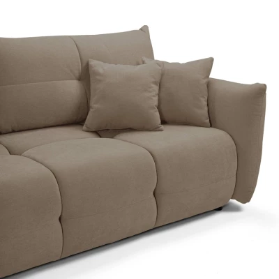 Zweisitzer-Sofa mit Stauraum CANMORE - grau-beige