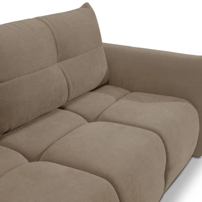 Zweisitzer-Sofa mit Stauraum CANMORE - grau-beige