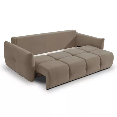 Zweisitzer-Sofa mit Stauraum CANMORE - grau-beige