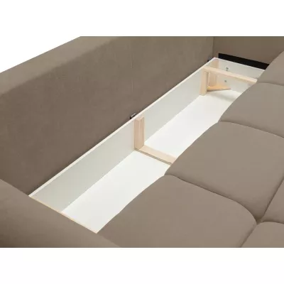 Zweisitzer-Sofa mit Stauraum CANMORE - grau-beige