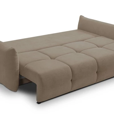 Zweisitzer-Sofa mit Stauraum CANMORE - grau-beige