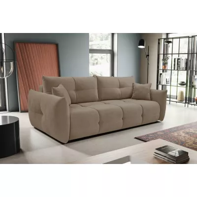 Zweisitzer-Sofa mit Stauraum CANMORE - grau-beige