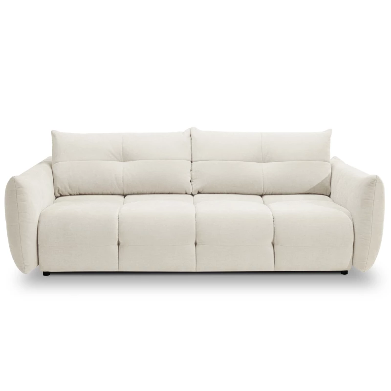 Zweisitzer-Sofa mit Stauraum CANMORE – Creme