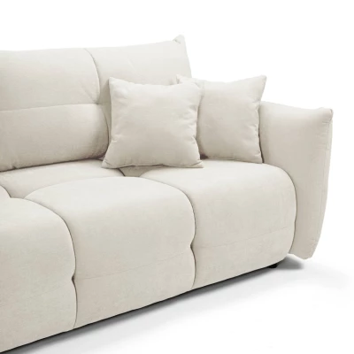 Zweisitzer-Sofa mit Stauraum CANMORE – Creme