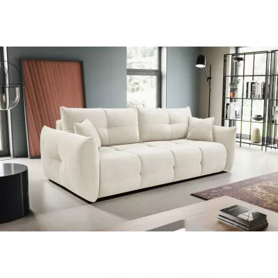 Zweisitzer-Sofa mit Stauraum CANMORE – Creme