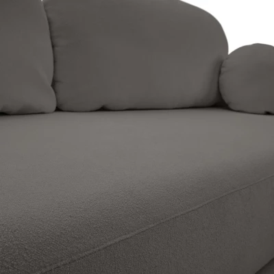 COBOURG Klappsofa, 2-Sitzer mit Stauraum – Graphit
