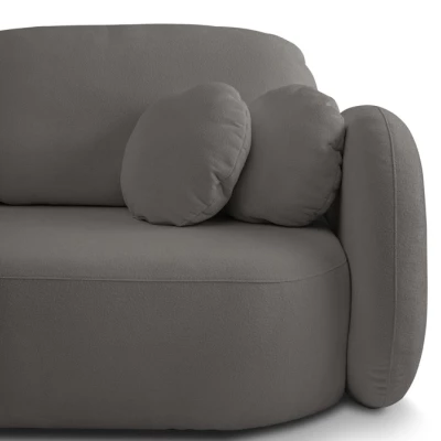 COBOURG Klappsofa, 2-Sitzer mit Stauraum – Graphit