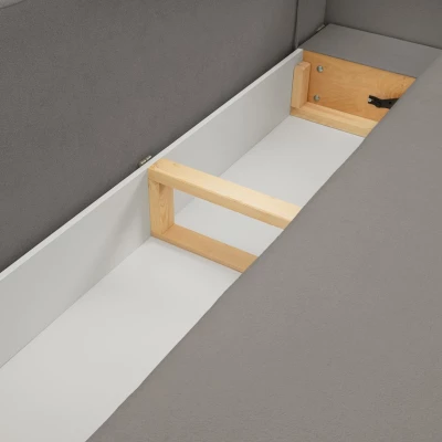 COBOURG Zweisitzer-Sofa mit Stauraum - Dunkelgrau 2