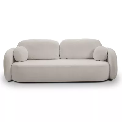 COBOURG Zweisitzer-Sofa mit Stauraum - hellgrau 2
