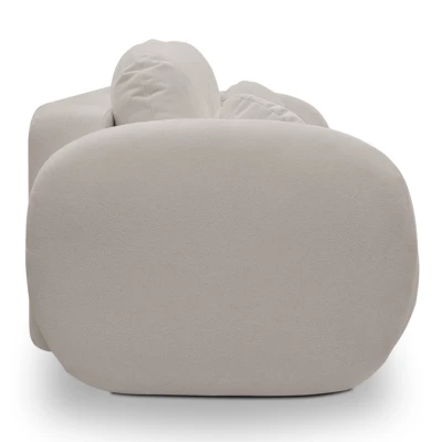 COBOURG Zweisitzer-Sofa mit Stauraum - hellgrau 2