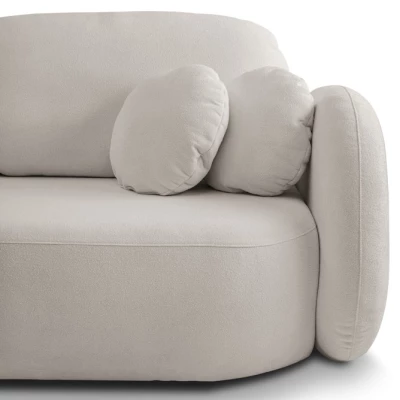 COBOURG Zweisitzer-Sofa mit Stauraum - hellgrau 2