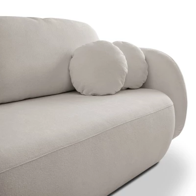 COBOURG Zweisitzer-Sofa mit Stauraum - hellgrau 2