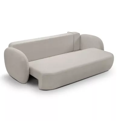 COBOURG Zweisitzer-Sofa mit Stauraum - hellgrau 2