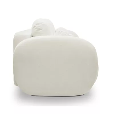 Zweisitzer-Sofa COBOURG mit Stauraum – Creme