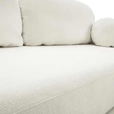 Zweisitzer-Sofa COBOURG mit Stauraum – Creme