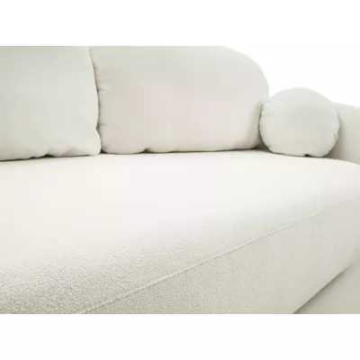 Zweisitzer-Sofa COBOURG mit Stauraum – Creme
