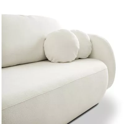 Zweisitzer-Sofa COBOURG mit Stauraum – Creme
