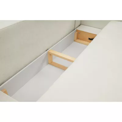 Zweisitzer-Sofa COBOURG mit Stauraum – Creme