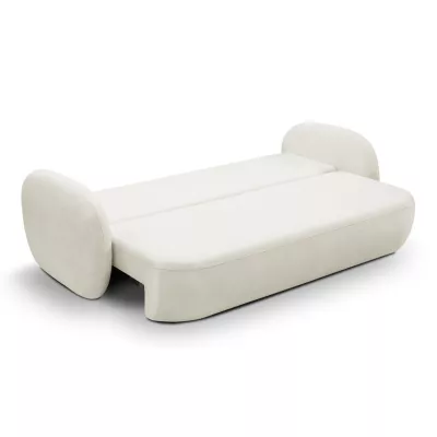 Zweisitzer-Sofa COBOURG mit Stauraum – Creme